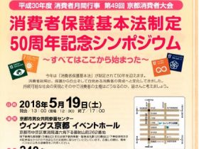 消費者保護基本法制定50周年記念シンポジウム