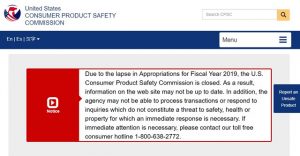 CPSC閉鎖